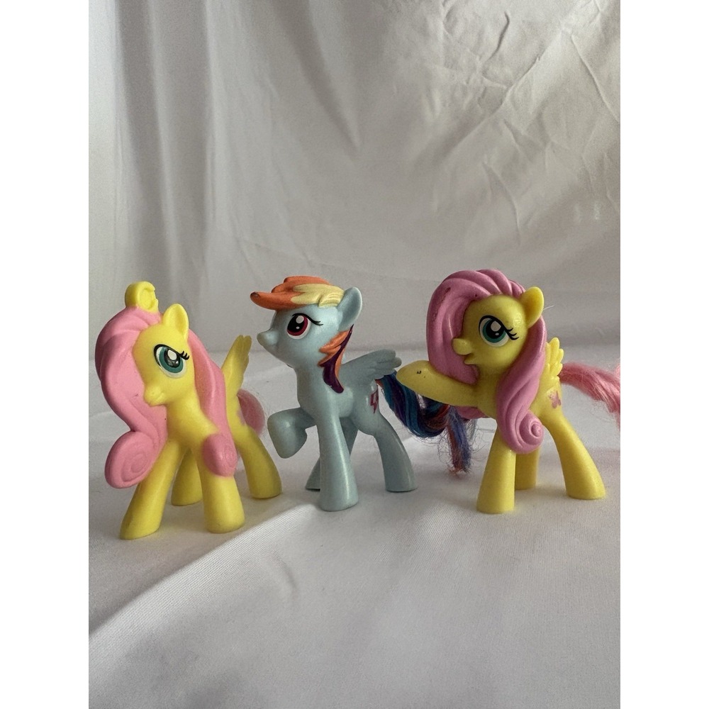 My Little Pony McDonalds 2016 Lot of 5 Figures 3" Cake Toppers Hasbro